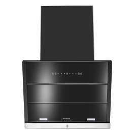 Hindware 60 cm Wall Mounted Chimney Auto Clean Hoods Series MAPLE 60 BLK