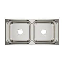 Hafele Stainless Steel Sink Orion Series DOUBLE BOWL ORION 3718 ( 37 x 18 inches ) - Glossy