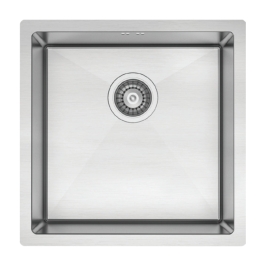 Hafele Stainless Steel Sink Argento SINGLE BOWL TOPAZ R1818 ( 18 x 18 inches ) - Satin