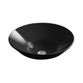 Kohler Table Top Circle Shaped Black Basin Area Conical Bell K-2200IN-7