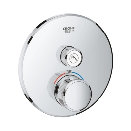 Grohe 1 Way Thermostatic Diverter Smartcontrol 29118000 - Chrome Finish