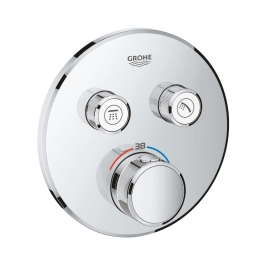 Grohe 2 Way Thermostatic Diverter Smartcontrol 29119000 - Chrome Finish
