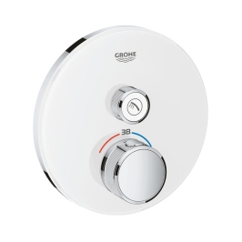 Grohe 1 Way Thermostatic Diverter Smartcontrol 29150LS0 - Moon White Finish