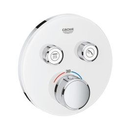Grohe 2 Way Thermostatic Diverter Smartcontrol 29151LS0 - Moon White Finish