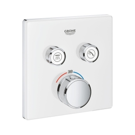 Grohe 2 Way Thermostatic Diverter Smartcontrol 29156LS0 - Moon White Finish