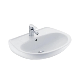 Kohler Wall Mounted Oval Shaped White Basin Area Brive Plus K-5583IN-1WH-0
