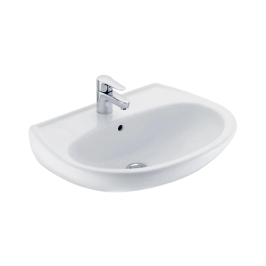 Kohler Wall Mounted Oval Shaped White Basin Area Brive Plus K-8703IN-1WH-0