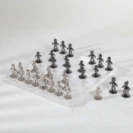 Crystal Brilliance The Acrylic & Alloy Chessboard
