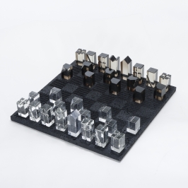 Marble & Clear Artisan Opulence Chessboard