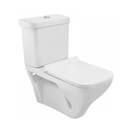 Essco Floor Mounted White 2 Piece WC Aspire AIS-WHT-101351NPPSMZ with
