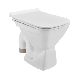 Essco Floor Mounted White Closet WC Aspire AIS-WHT-101551SSPPSM with S-Trap