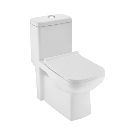 Essco Floor Mounted White 1 Piece WC Aspire AIS-WHT-101851S220SPPSM with S-Trap