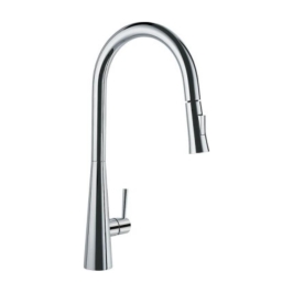 Artize Table Mounted Pull-Down Kitchen Sink Mixer FLO2 AKF-77155B with Extractable Hand Shower Spout in Chrome Finish