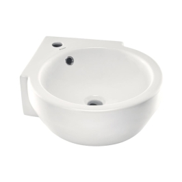 Parryware Wall Mounted Corner Shaped White Basin Area Alcove ALCOVE C0467