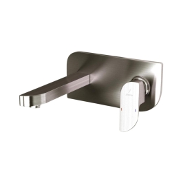 Jaquar Wall Mounted Basin Mixer Alive ALI-SSF-85233NK - Stainless Steel