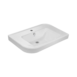 Jaquar Counter Top Rectangle Shaped White Basin Area Alive ALS WHT 85601
