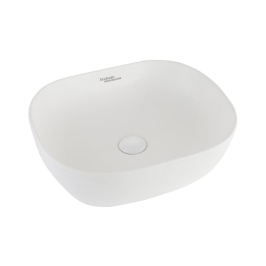 Hindware Table Top Rectangle Shaped White Matte Basin Area AMAZON 91094