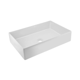 Artize Table Top Rectangle Shaped White Basin Area Angelo ANS-WHT-53905