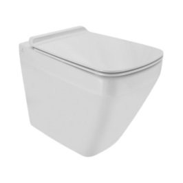 Artize Wall Mounted White Closet WC Angelo ANS-WHT-53955P180UFSM with P-Trap