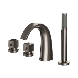 Jaquar 2 Way Thermostatic Bath Tub Filler ARC ARC-SSF-87677 Normal Flow - Stainless Steel Finish