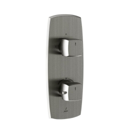 Jaquar 2 Way Thermostatic Diverter ARC ARC-SSF-87681 Normal Flow - Stainless Steel Finish