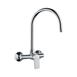 Jaquar Wall Mounted Regular Kitchen Sink Mixer Aria ARI-39165 with Swinging Spout in Chrome Finish