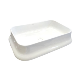 Parryware Table Top Rectangle Shaped White Basin Area Aria ARIA C898T