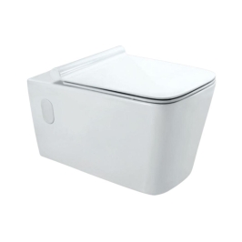 Jaquar Wall Mounted White Closet WC Aria ARS-WHT-39951UFSM with P-Trap