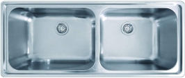 Franke Stainless Steel Sink Artisan Series RSX 620 55 48 ( 45 x 18 inches ) - Satin