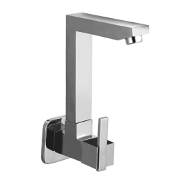 Cavier Wall Mounted Regular Kitchen Sink Tap Artis AS-02-139 with Swinging Spout in Chrome Finish