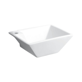 Parryware Wall Mounted Rectangle Shaped White Basin Area Atom ATOM C8993