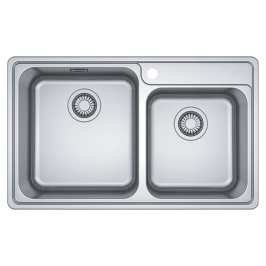 Franke Stainless Steel Sink Bell Series BELL BCX 620 38 32 ( 32 x 18 inches ) - Satin