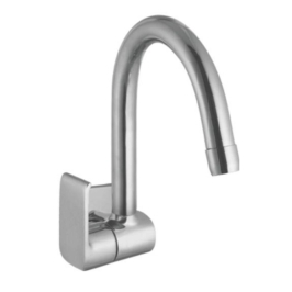 Cavier Wall Mounted Regular Kitchen Sink Tap Bold BL-05-138 with Swinging Spout in Chrome Finish
