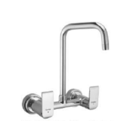 Cavier Wall Mounted Regular Kitchen Sink Mixer Bold BL-05-152 with Swinging Spout in Chrome Finish