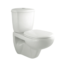 Parryware Wall Mounted White 2 Piece WC Cardiff CARDIFF C0270 with P-Trap
