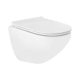 Parryware Wall Mounted White Closet WC Cardiff Rimless CARDIFF RIMLESS C022K with P-Trap