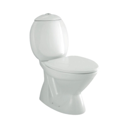 Parryware Floor Mounted White 2 Piece WC Casa CASA C022X with S-Trap