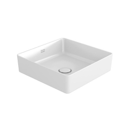 American Standard Table Top Square Shaped White Basin Area Acacia Supasleek CCASF411-1000410F0
