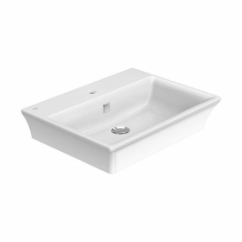 American Standard Table Top Rectangle Shaped White Basin Area Kastello CCASF525-1010410F0