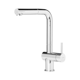 Reginox Table Mounted Regular Kitchen Sink Mixer CEDAR with Extractable Hand Shower Spout in Chrome Finish