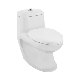 Essco Floor Mounted White 1 Piece WC Cosmo CMS-WHT-103851P180SPP with P-Trap