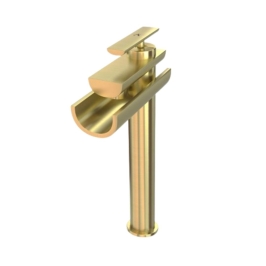 Artize Table Mounted Tall Boy Basin Mixer Confluence CNF-GDS-69009B - Gold Dust