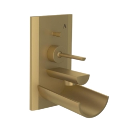 Artize 2 Way Diverter Confluence CNF-GMP-69065K - Gold Bright PVD Finish