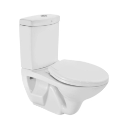 Jaquar Wall Mounted White 2 Piece WC Continental CNS-WHT-363SPPZ with P-Trap