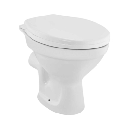 Jaquar Floor Mounted White Closet WC Continental CNS-WHT-551PSPP with P-Trap