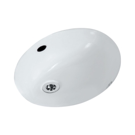 Jaquar Under Counter Oval Shaped White Basin Area Continental CNS WHT 705