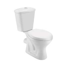 Jaquar Floor Mounted White 2 Piece WC Continental CNS-WHT-751P180SPPZ with P-Trap