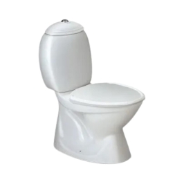 Hindware Floor Mounted White 2 Piece WC Constellation Premium CONSTELLATION PREMIUM 20089 with S-Trap