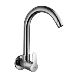 Essco Wall Mounted Regular Kitchen Sink Tap Cosmo COS-103347N with Swinging Spout in Chrome Finish