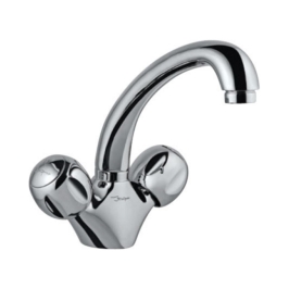 Jaquar Table Mounted Regular Kitchen Sink Mixer Clarion CQT-23309B with Swinging Spout in Chrome Finish
